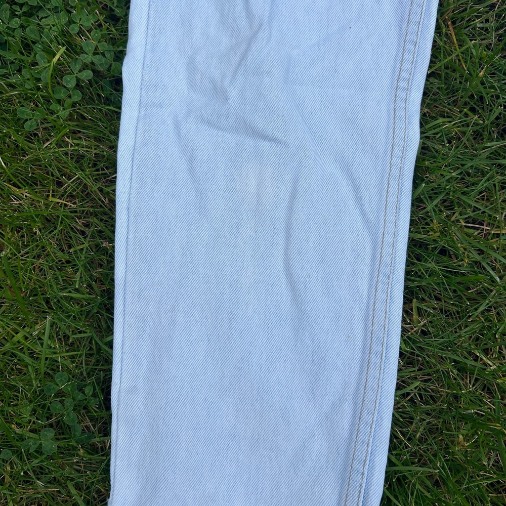 Vintage 80s Guess Jeans Womens Sz 28 Light Blue Denim 1050 Faded Mom Made in USA - Picture 8 of 9